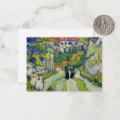 Vincent van Gogh - Trap bij Auvers Notitiekaartje (Voorkant / Achterkant in situ)
