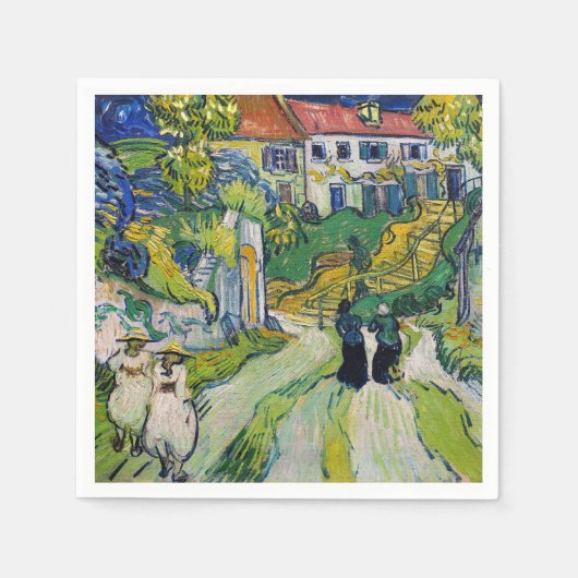 Vincent van Gogh - Trap bij Auvers Servet (Voorkant)
