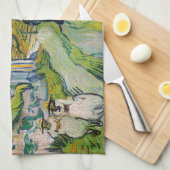 Vincent van Gogh - Trap bij Auvers Theedoek (Quarter Fold)