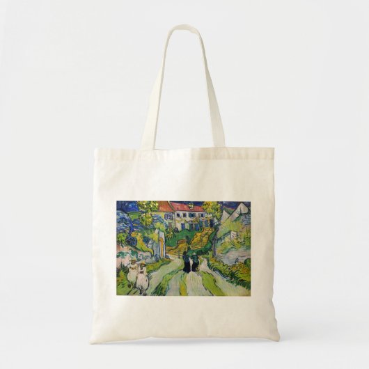 Vincent van Gogh - Trap bij Auvers Tote Bag (Voorkant)
