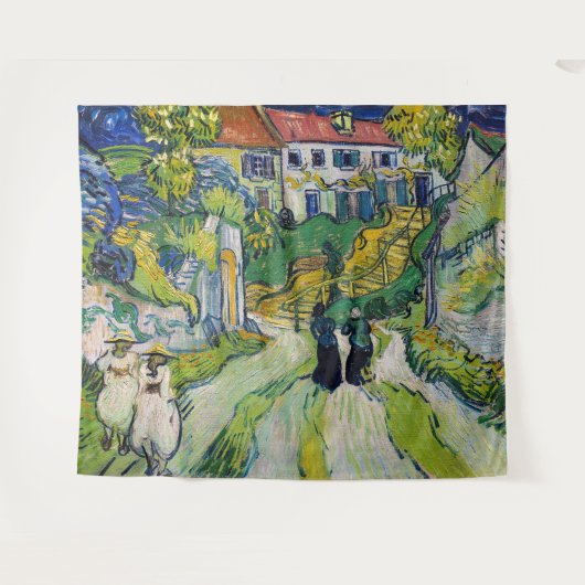 Vincent van Gogh - Trap bij Auvers Wandkleed (Voorkant (horizontaal))