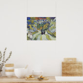 Vincent van Gogh trappenhuis in Auvers 1890 Klein Poster (Keuken)
