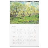 Vincent van Gogh Trees en Natuur Fine Art Kalender (Mar 2027)