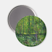 Vincent van Gogh Trees en ondergroei Magneet (Voorkant / Achterkant)