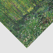 Vincent van Gogh Trees en ondergroei Tissuepapier (Detail)