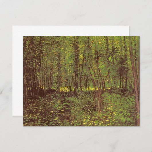 Vincent van Gogh - Trees en Undergrowth (Voorkant / Achterkant)