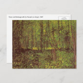 Vincent van Gogh - Trees en Undergrowth Briefkaart (Voorkant / Achterkant)