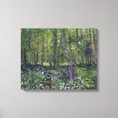 Vincent van Gogh Trees en Undergrowth Canvas Afdruk (Voorkant)
