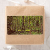 Vincent van Gogh - Trees en Undergrowth Etiket (Insitu)