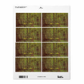 Vincent van Gogh - Trees en Undergrowth Etiket (Full Sheet)