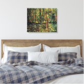 Vincent van Gogh - Trees en undergrowth Fine Art Canvas Afdruk (Insitu (Slaapkamer))