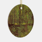 Vincent van Gogh - Trees en Undergrowth Keramisch Ornament (Rechts)