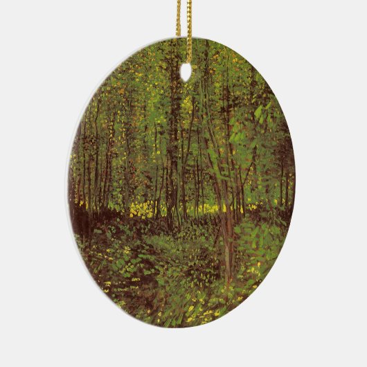 Vincent van Gogh - Trees en Undergrowth Keramisch Ornament (Rechts)