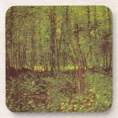 Vincent van Gogh - Trees en Undergrowth Onderzetter (Voorkant)