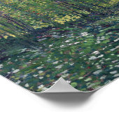 Vincent Van Gogh - Trees en undergrowth Poster (Hoek)