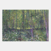 Vincent van Gogh Trees en Undergrowth Poster Inpakpapier Vel (Voorkant)
