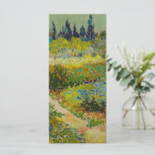 Vincent Van Gogh Tuin aan de Kaart van Arles (Staand voorkant)