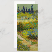 Vincent Van Gogh Tuin aan de Kaart van Arles (Voorkant / Achterkant)