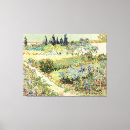 Vincent van Gogh Tuin in Arles 1888 Canvas Afdruk