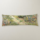 Vincent van Gogh Tuin in Arles 1888 Lichaamskussen (Achterkant)