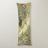 Vincent van Gogh Tuin in Arles 1888 Lichaamskussen (Achterkant (Verticaal))