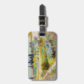 Vincent van Gogh - Tuin in Arles Bagagelabel (Voorkant verticaal)