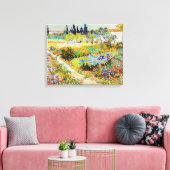 Vincent van Gogh - Tuin in Arles Canvas Afdruk (Insitu (Woonkamer))