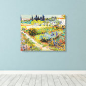 Vincent van Gogh - Tuin in Arles Canvas Afdruk (Insitu (Houten vloer))
