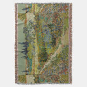 Vincent Van Gogh  tuin in Arles Deken (Voorkant Verticaal)