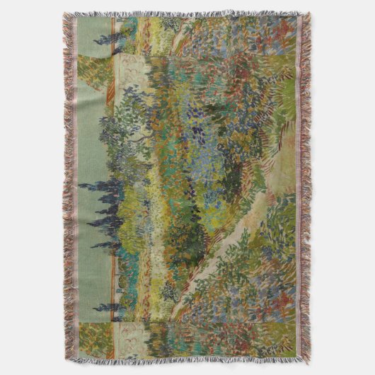 Vincent Van Gogh  tuin in Arles Deken (Voorkant Verticaal)