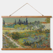 Vincent Van Gogh tuin in Arles Hangend Wandkleed (Voorkant)