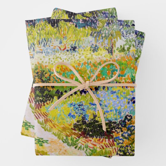 Vincent van Gogh - Tuin in Arles Inpakpapier Vel (In situ)