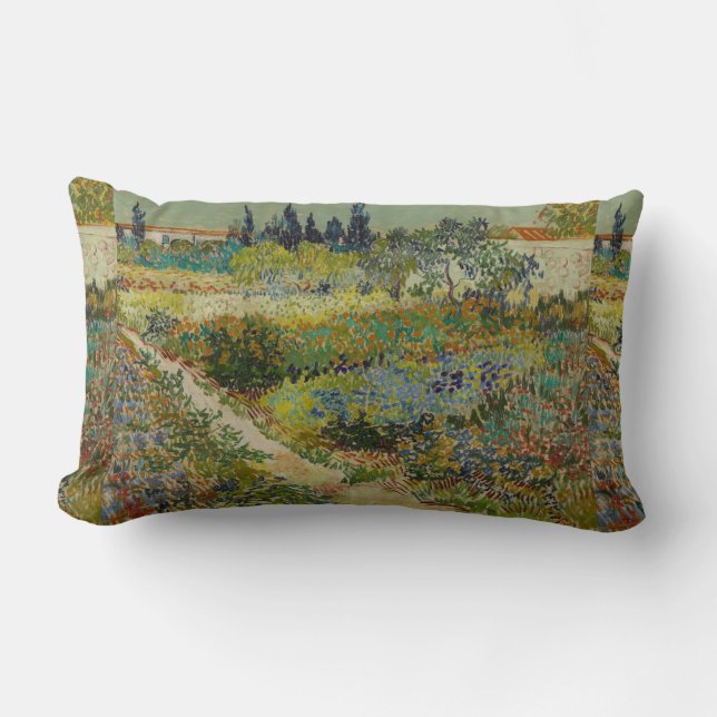 Vincent Van Gogh  tuin in Arles Kussen (Voorkant)