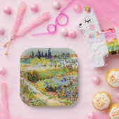 Vincent van Gogh - Tuin in Arles Papieren Bordje (Feest)