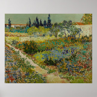 Vincent Van Gogh  tuin in Arles Poster