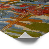 Vincent Van Gogh  tuin in Arles Poster (Hoek)