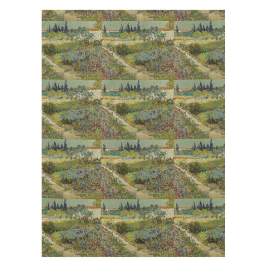 Vincent Van Gogh tuin in Arles Tafelkleed (Voorkant)