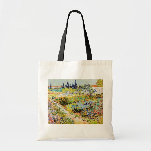 Vincent van Gogh - Tuin in Arles Tote Bag (Voorkant)