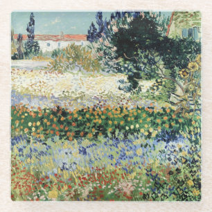 Vincent van Gogh   Tuin in Bloom, Arles, 1888 Glazen Onderzetter