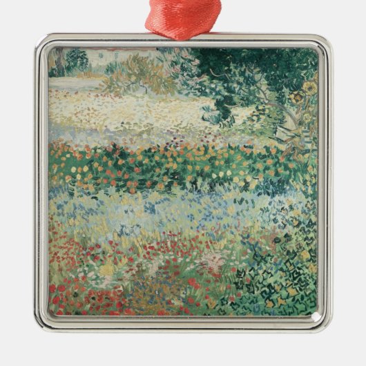Vincent van Gogh | Tuin in Bloom, Arles, 1888 Metalen Ornament (Voorkant)