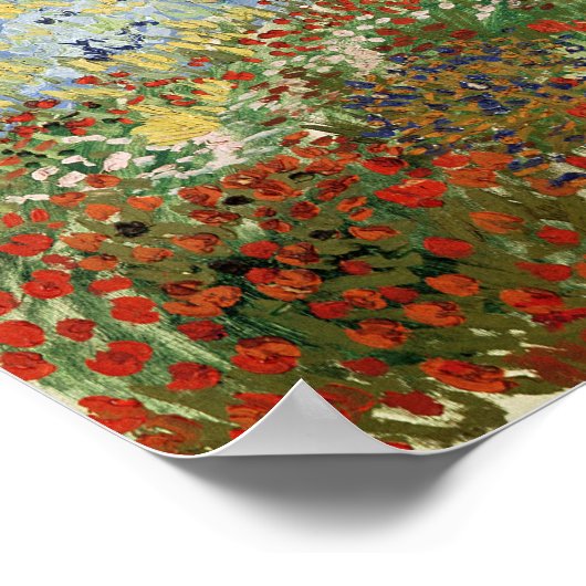 Vincent van Gogh | Tuin in Bloom, Arles, 1888 Poster (Hoek)