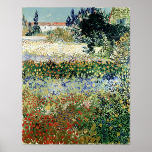 Vincent van Gogh Tuin in Bloom, Arles, 1888 Poster