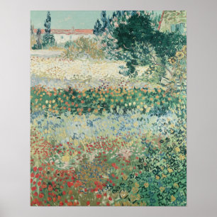 Vincent van Gogh   Tuin in Bloom, Arles, 1888 Poster