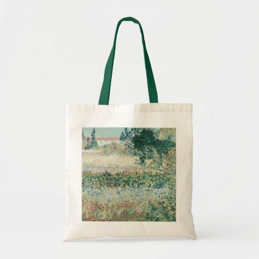 Vincent van Gogh | Tuin in Bloom, Arles, 1888 Tote Bag (Voorkant)