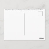 Vincent van Gogh - Tuin in Montmarte met Geliefden Briefkaart (Achterkant)