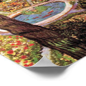 Vincent van Gogh - tuin van het ziekenhuis in arle Poster (Hoek)