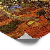 Vincent van Gogh - tuin van het ziekenhuis van Sai Poster (Hoek)