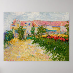 Vincent van Gogh - Tuin voor de Mas Debray Poster