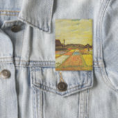 Vincent Van Gogh Tulp Velden Button Gift (Insitu)