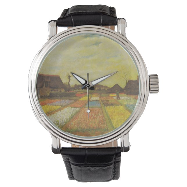 Vincent van Gogh Tulp Velden Cadeau Classy Horloge (Voorkant)